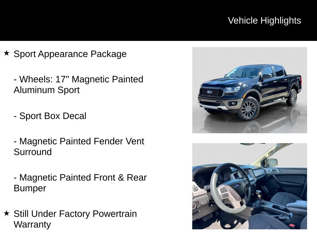 Certified 2023 Ford Ranger XLT w/ Equipment Group 301A Mid AWD/4WD image 11
