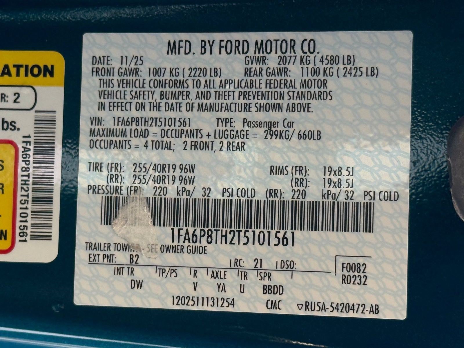 Certified 2026 Ford Mustang Coupe w/ Mustang Nite Pony Package RWD image 22