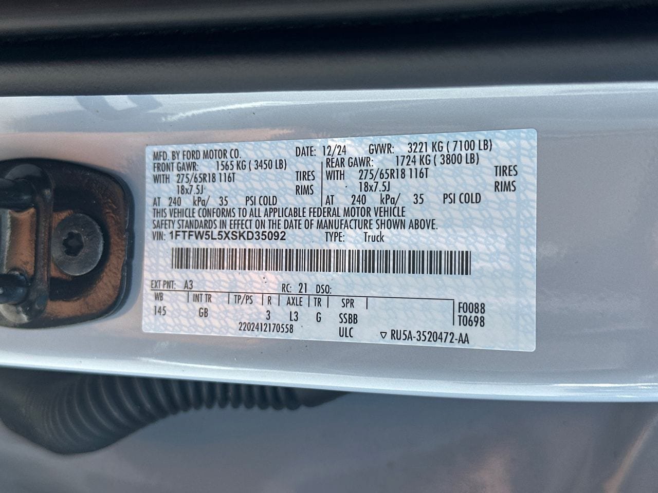 Certified 2025 Ford F150 Lariat AWD/4WD image 34