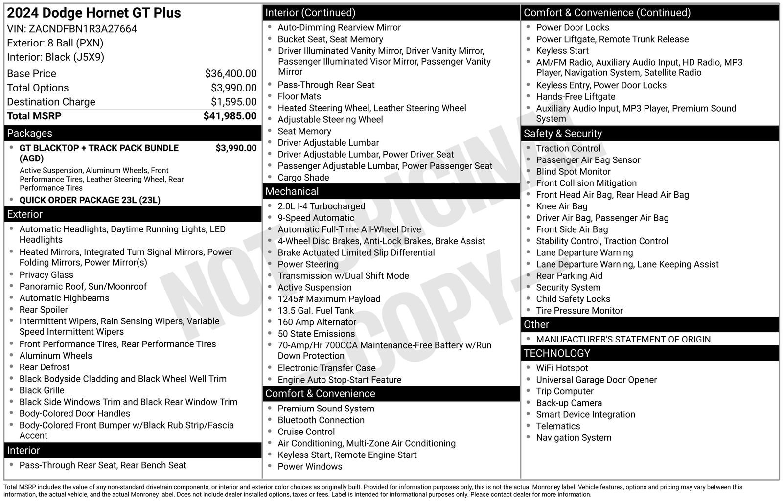 Used 2024 Dodge Hornet GT Plus image 4