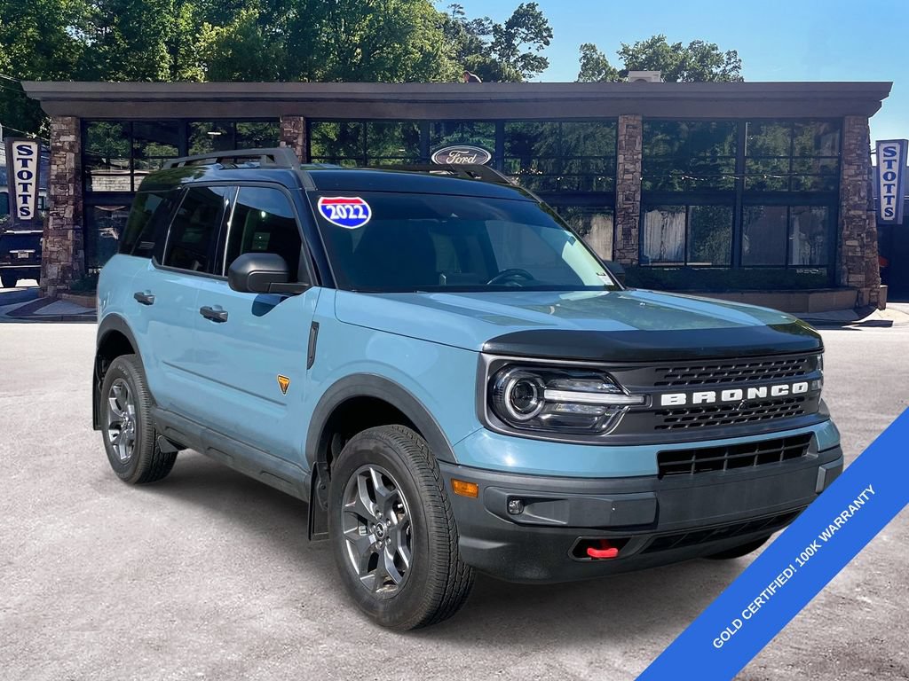 Certified 2022 Ford Bronco Sport Badlands AWD/4WD image 1