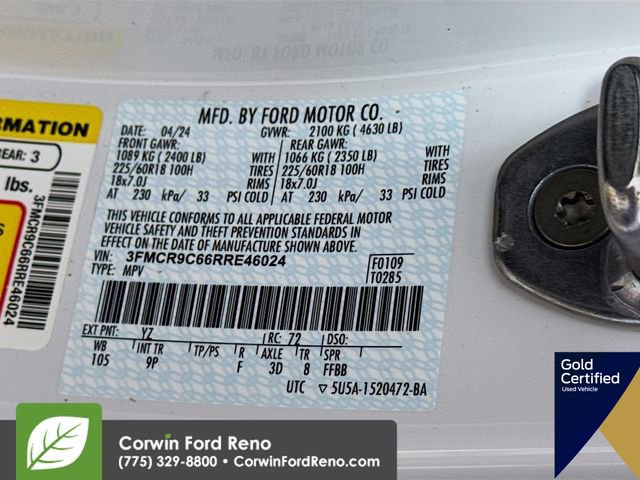 Certified 2024 Ford Bronco Sport Outer Banks w/ Tech Package AWD/4WD image 36