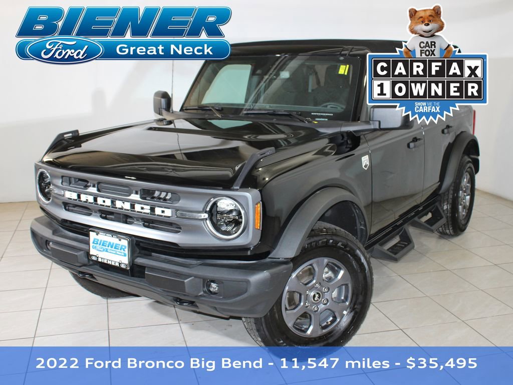 Certified 2022 Ford Bronco Big Bend