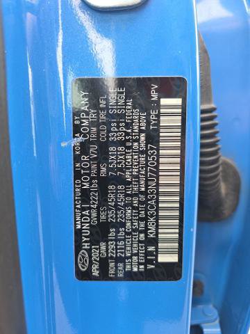 Used 2022 Hyundai Kona N Line AWD/4WD image 21