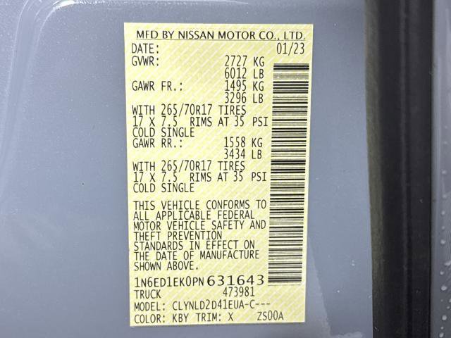 Used 2023 Nissan Frontier PRO-4X w/ Pro Convenience Package image 30