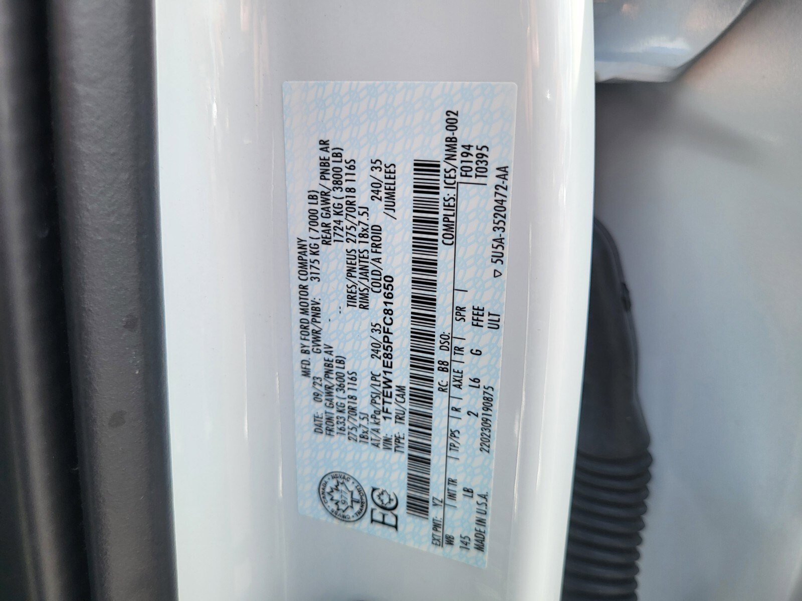 Certified 2023 Ford F150 Tremor AWD/4WD image 38
