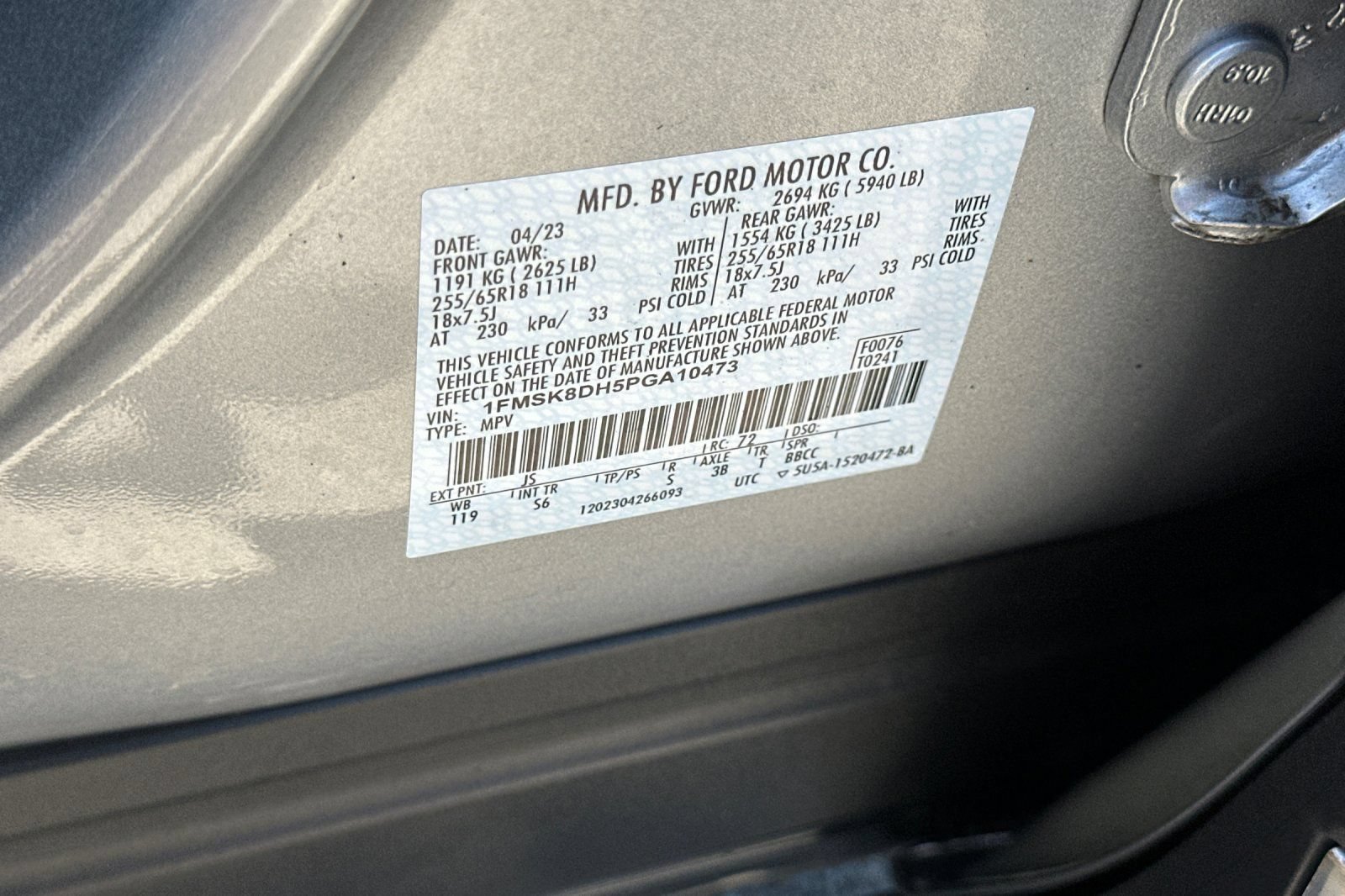 Certified 2023 Ford Explorer XLT w/ Equipment Group 202A AWD/4WD image 55