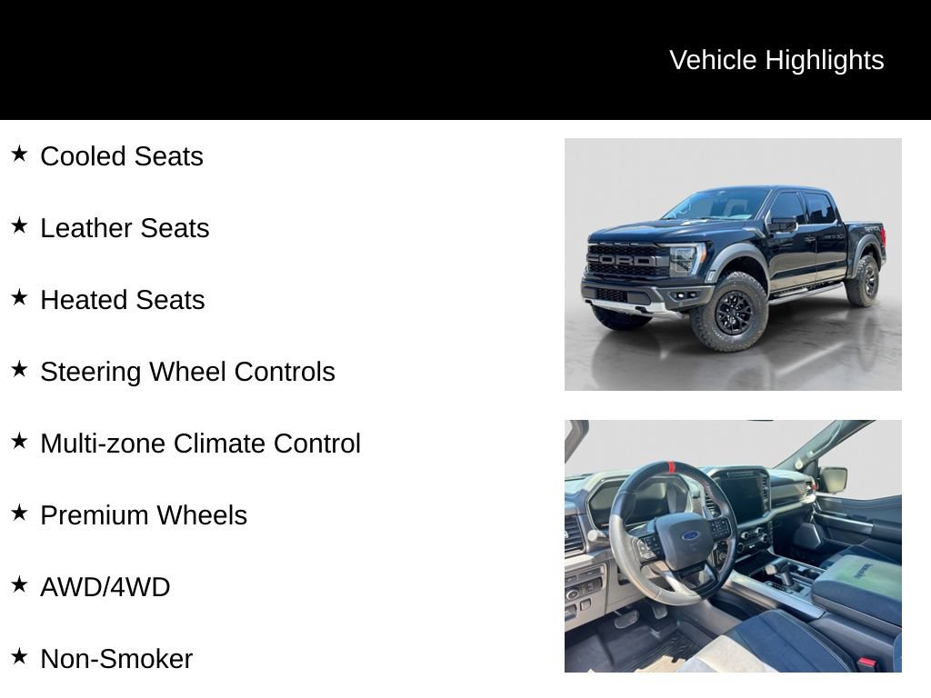 Certified 2023 Ford F150 Raptor w/ Raptor 37 Performance Package AWD/4WD image 16
