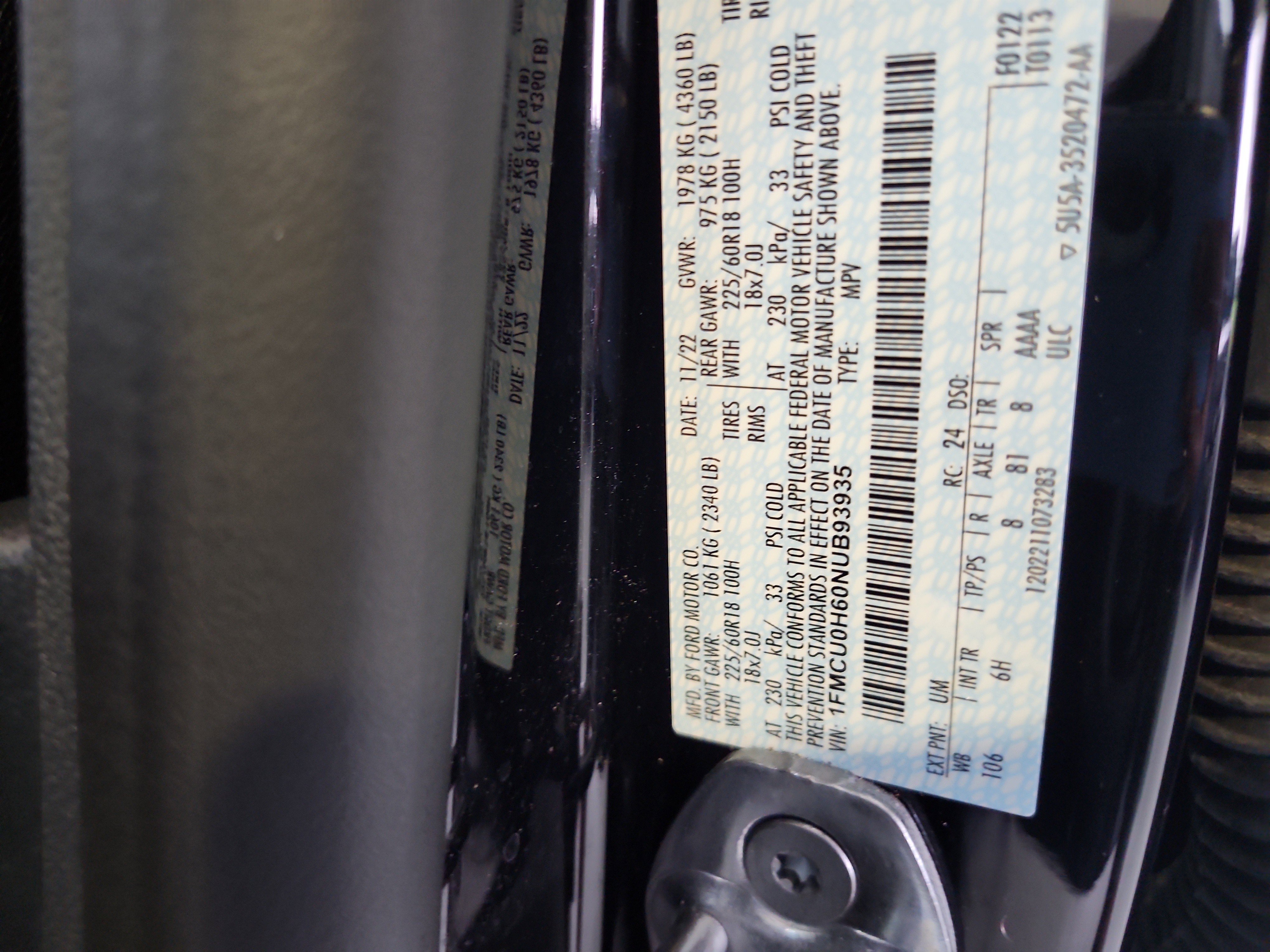 Certified 2022 Ford Escape SEL FWD image 21