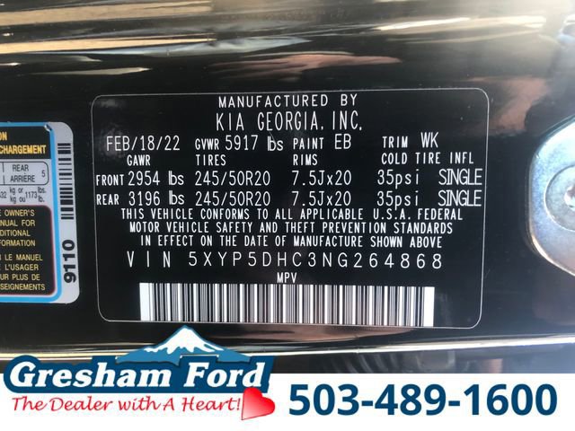 Used 2022 Kia Telluride SX w/ SX Prestige Package image 35