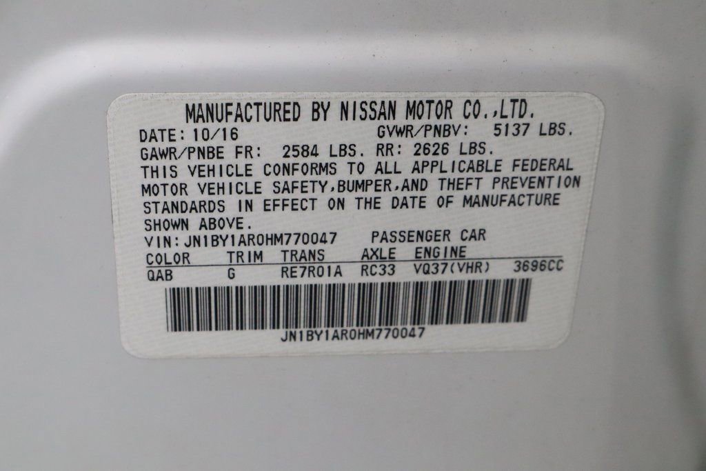 Used 2017 INFINITI Q70 3.7 w/ Technology Package image 35