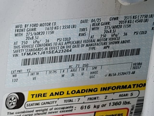 Certified 2025 Ford Expedition Max Active AWD/4WD image 17