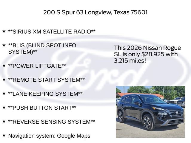 Used 2026 Nissan Rogue SL FWD image 10