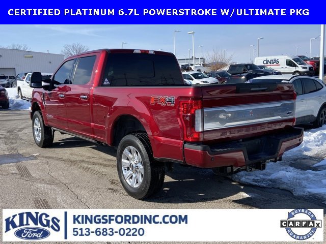 Certified 2018 Ford F250 Platinum w/ Platinum Ultimate Package image 2