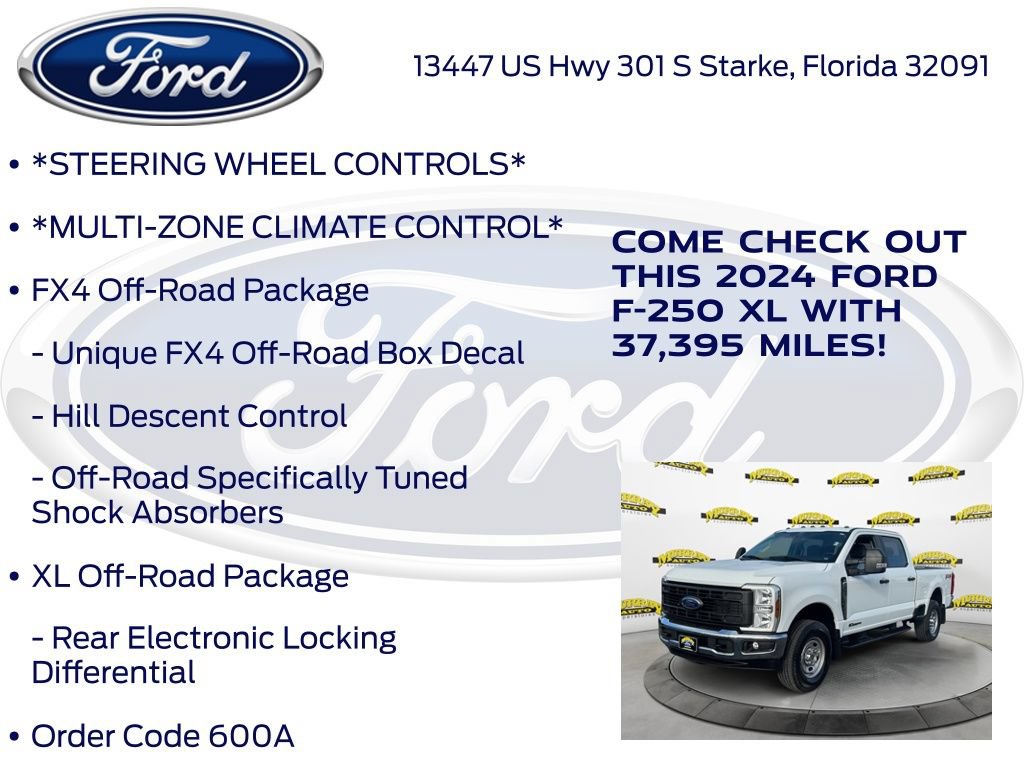 Certified 2024 Ford F250 XL w/ XL Off-Road Package AWD/4WD image 17