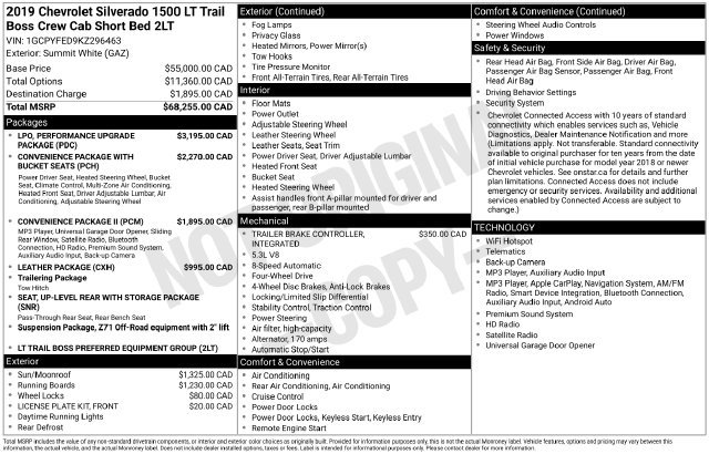 Used 2019 Chevrolet Silverado 1500 LT Trail Boss AWD/4WD image 12
