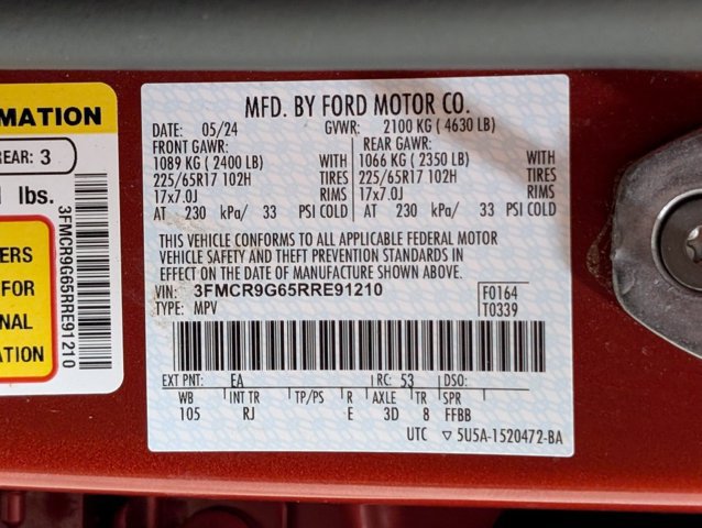 Certified 2024 Ford Bronco Sport Heritage w/ Heritage Convenience Package AWD/4WD image 23