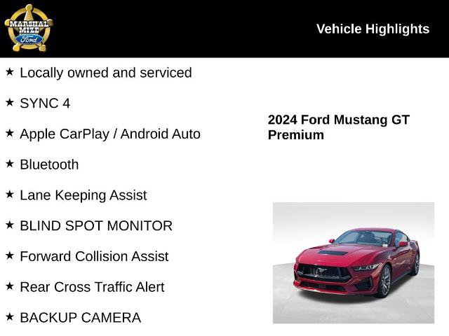Certified 2024 Ford Mustang GT Premium RWD image 2