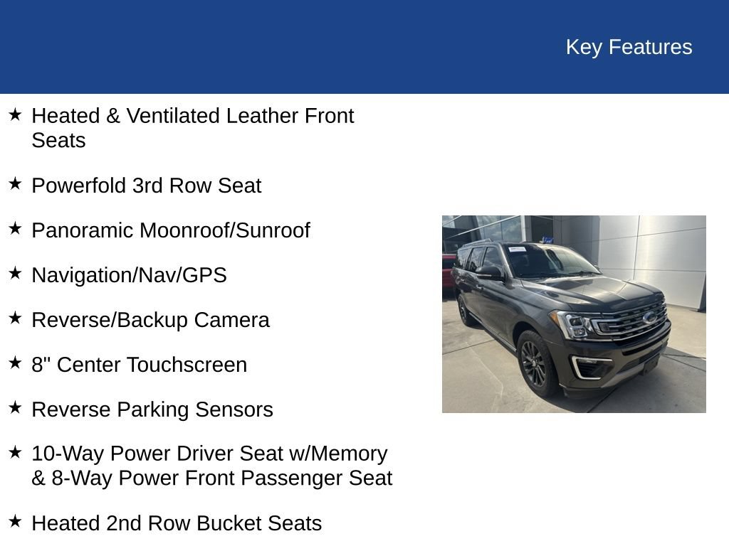 Certified 2021 Ford Expedition Max Limited RWD image 39