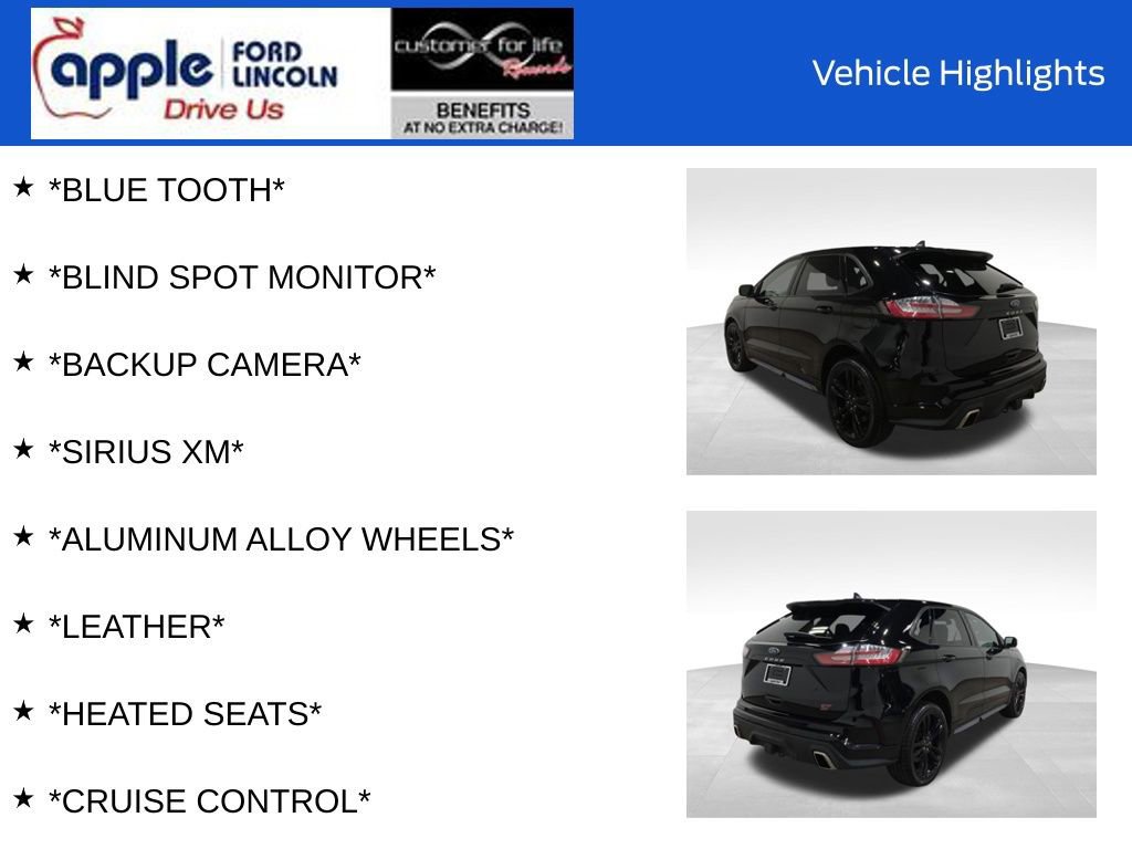 Certified 2022 Ford Edge ST w/ Equipment Group 401A image 10