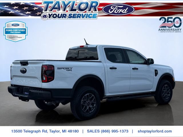 Certified 2025 Ford Ranger XLT w/ Equipment Group 301A High AWD/4WD image 4