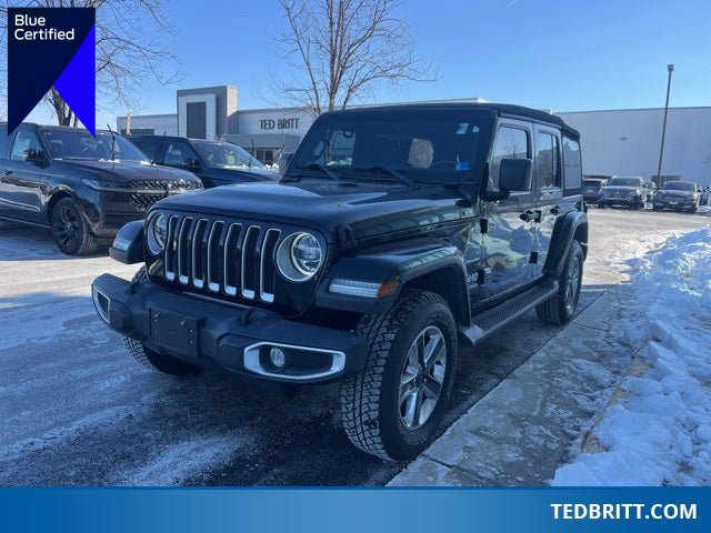 Used 2021 Jeep Wrangler Unlimited Sahara w/ LED Lighting Group image 1