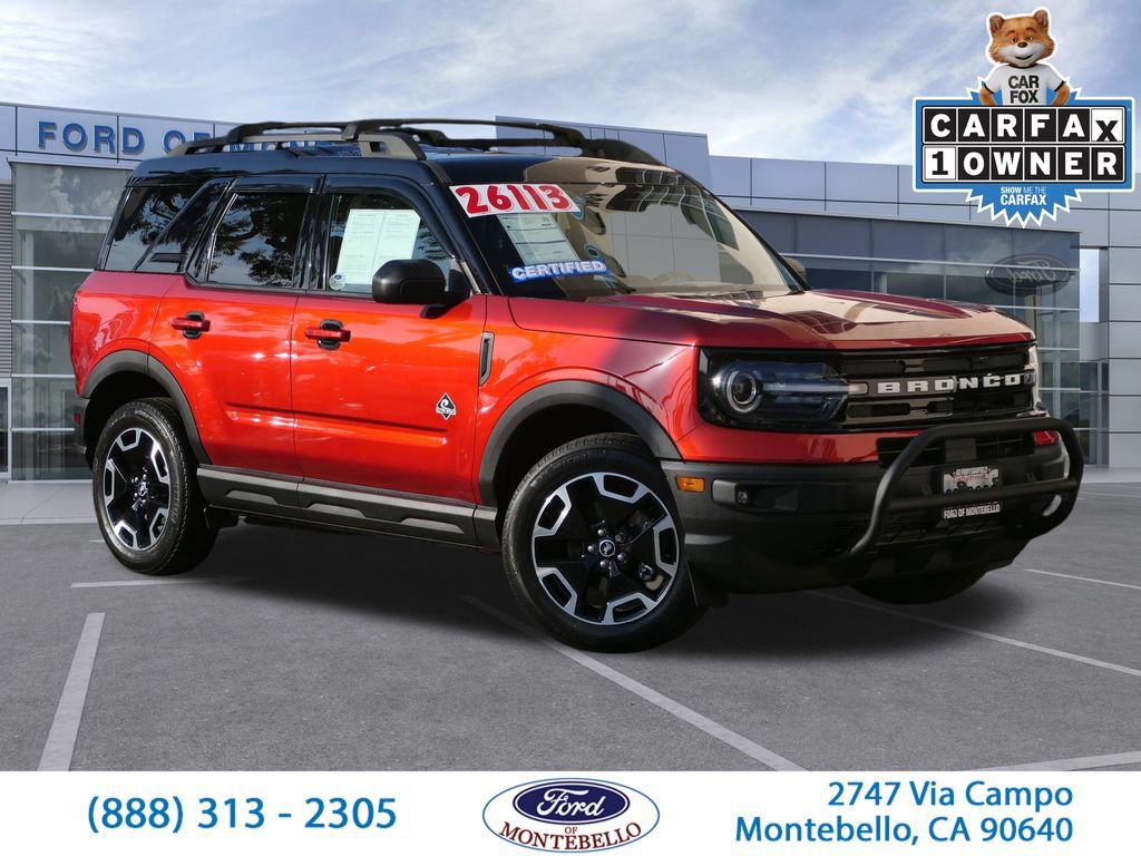 Certified 2023 Ford Bronco Sport Outer Banks w/ Tech Package