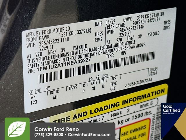 Certified 2022 Ford Expedition Limited AWD/4WD image 39