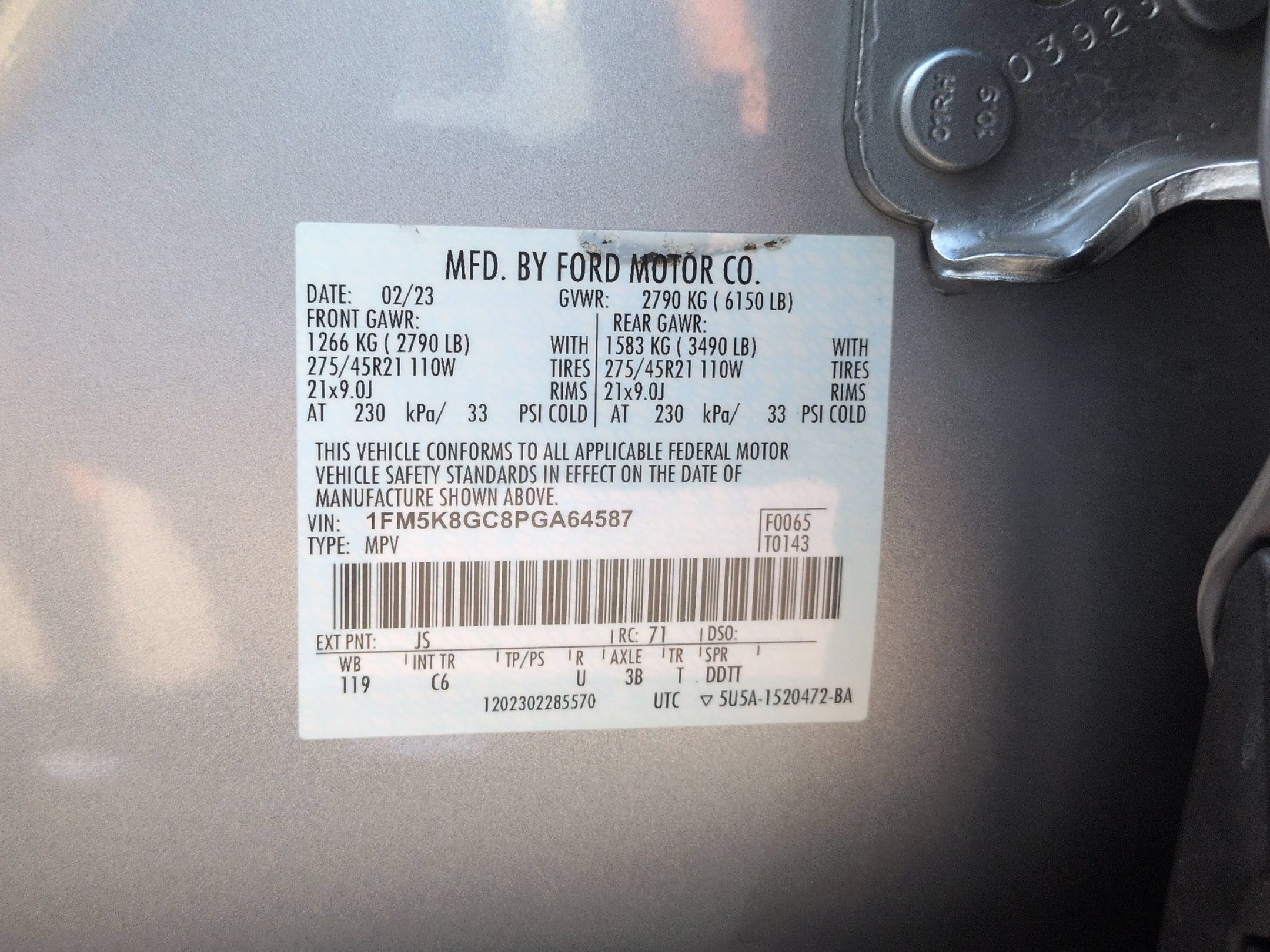 Certified 2023 Ford Explorer ST w/ Equipment Group 401A AWD/4WD image 40