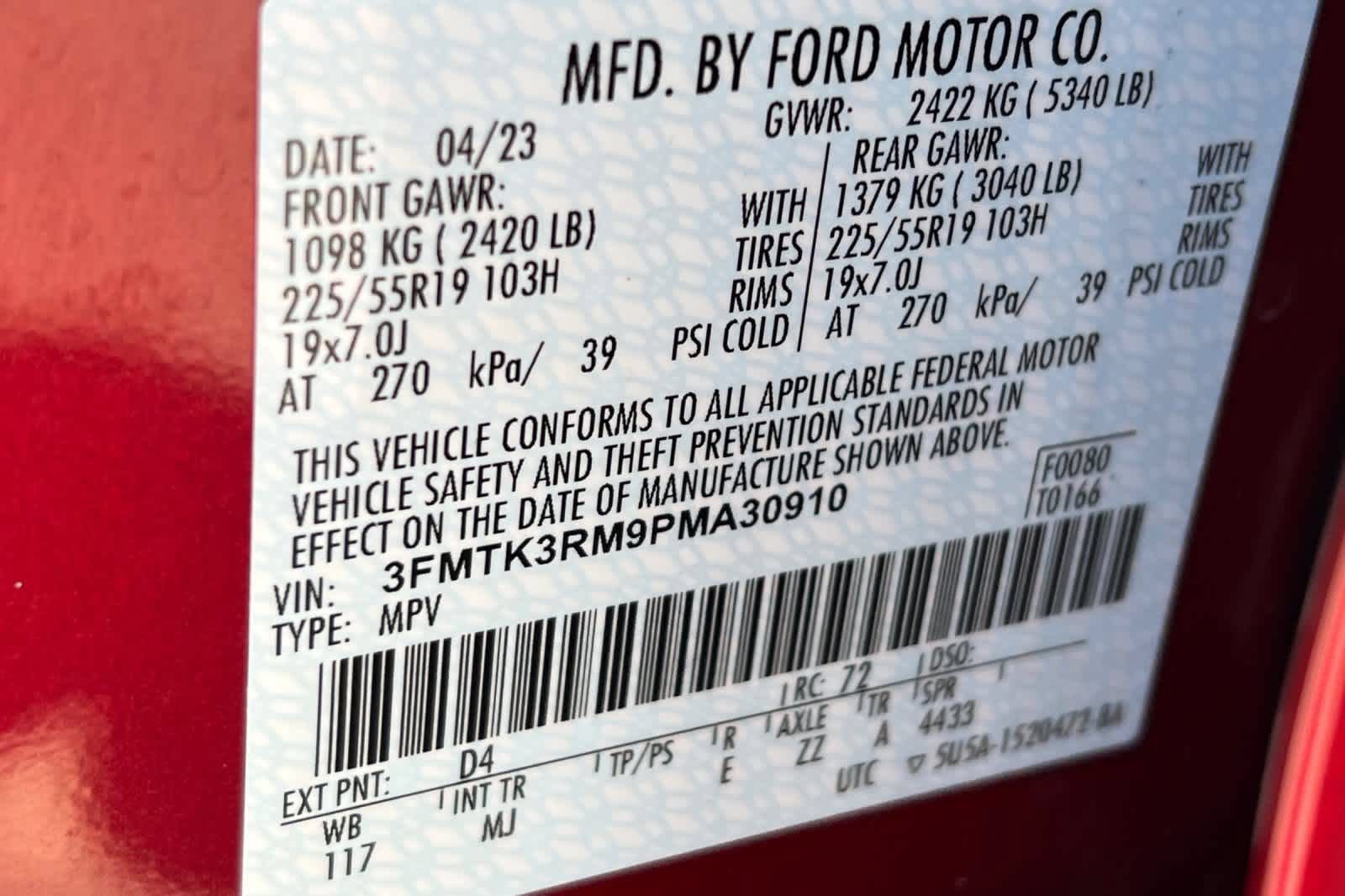 Certified 2023 Ford Mustang Mach-E Premium RWD image 30