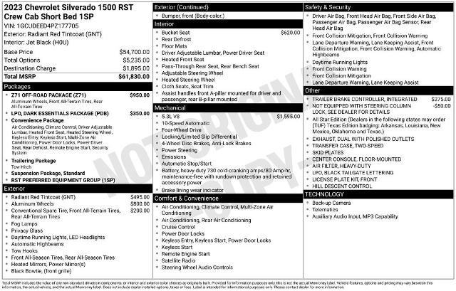 Used 2023 Chevrolet Silverado 1500 RST w/ Z71 Off-Road Package AWD/4WD image 27