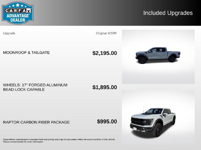 Certified 2023 Ford F150 Raptor w/ Raptor Carbon Fiber Package AWD/4WD image 6