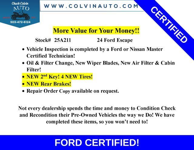Certified 2024 Ford Escape Active image 2
