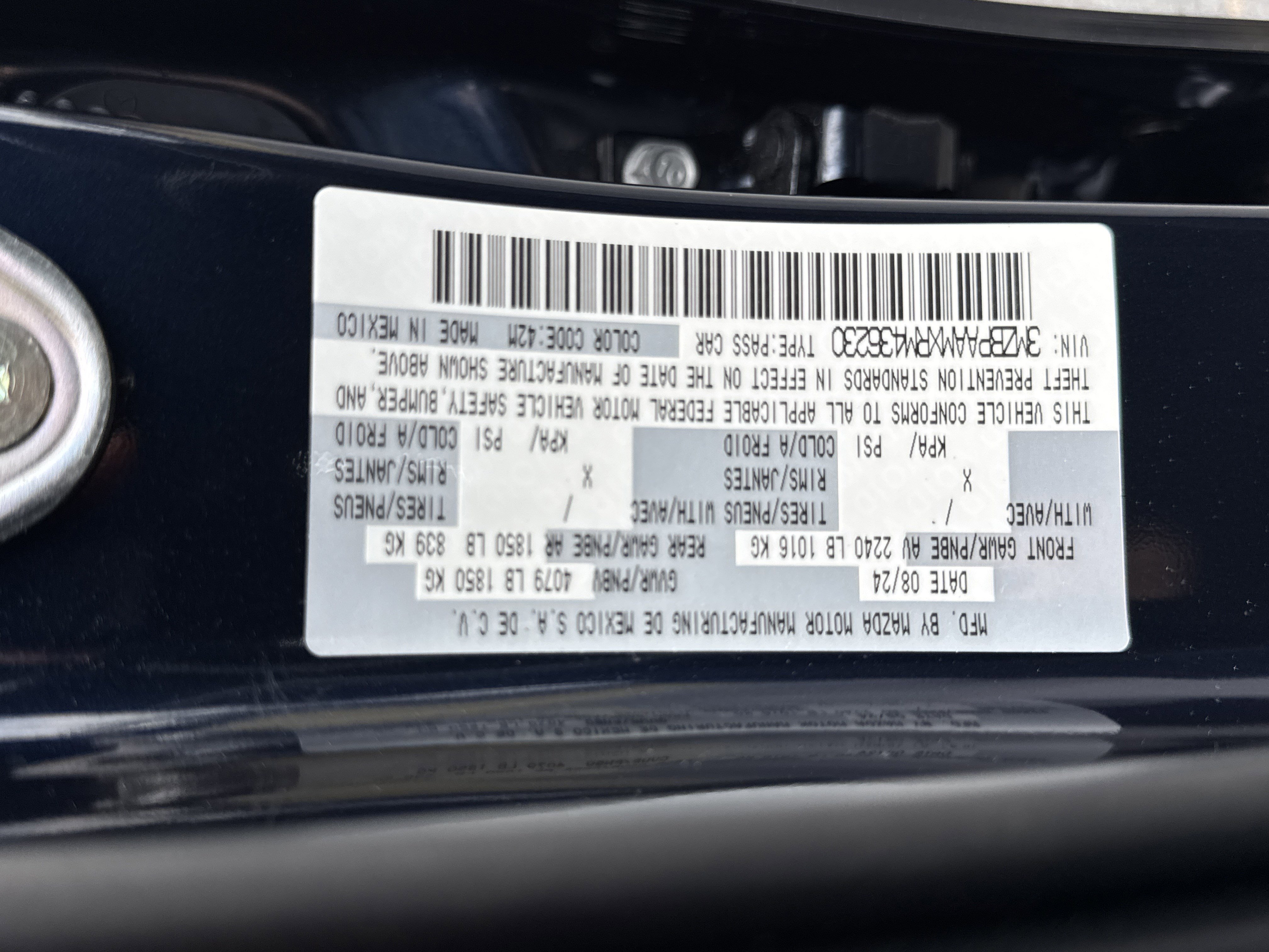 Used 2024 MAZDA MAZDA3 s FWD image 34