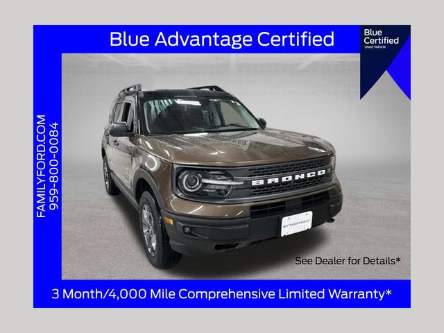 Certified 2022 Ford Bronco Sport Badlands w/ Premium Package AWD/4WD image 1