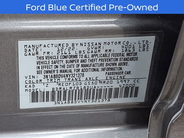 Used 2022 Nissan Sentra SR w/ Trunk Package image 28