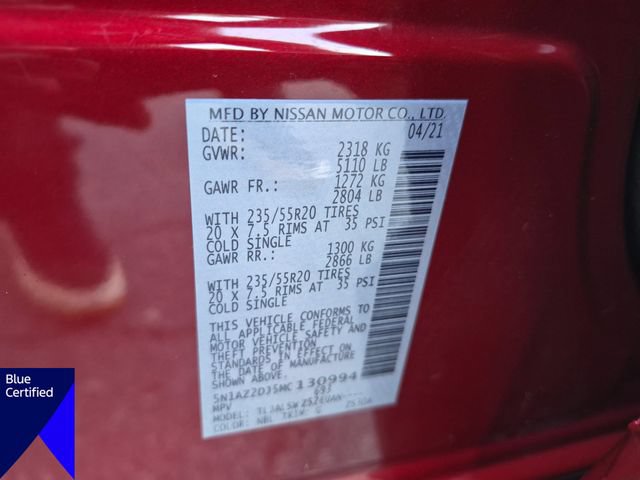 Used 2021 Nissan Murano Platinum w/ Cargo Package FWD image 39