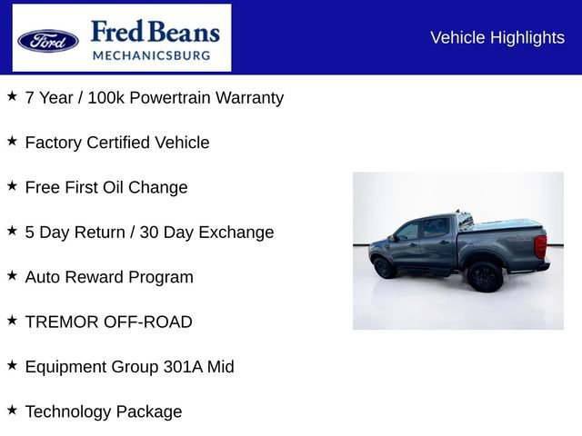 Certified 2022 Ford Ranger XLT w/ Tremor Off-Road Package image 9