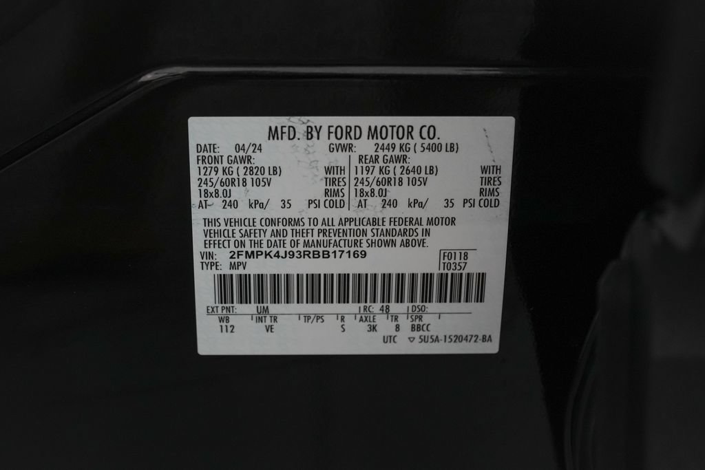 Certified 2024 Ford Edge SEL w/ Convenience Package AWD/4WD image 23