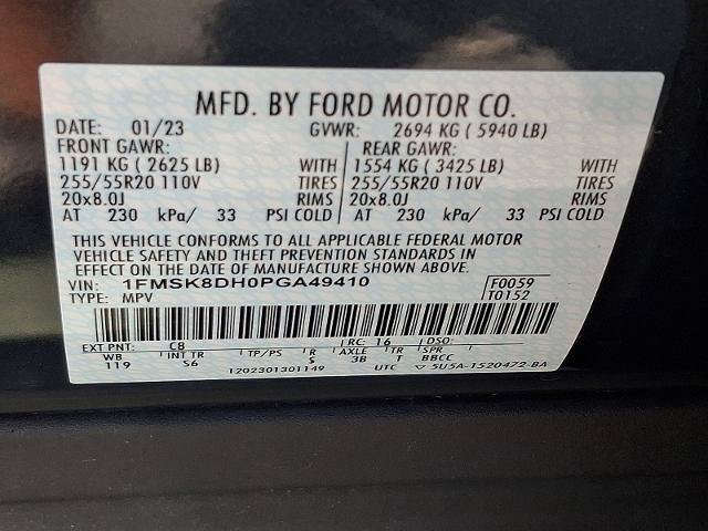 Certified 2023 Ford Explorer XLT w/ Equipment Group 202A AWD/4WD image 29