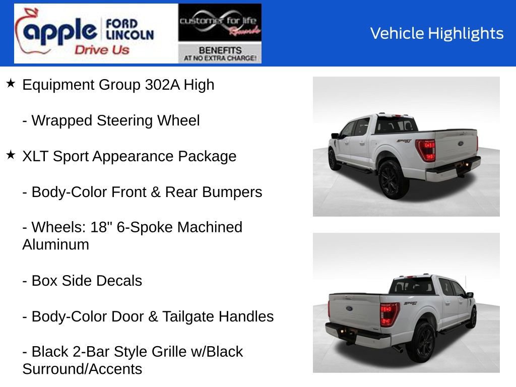 Certified 2023 Ford F150 XLT w/ Equipment Group 302A High image 15