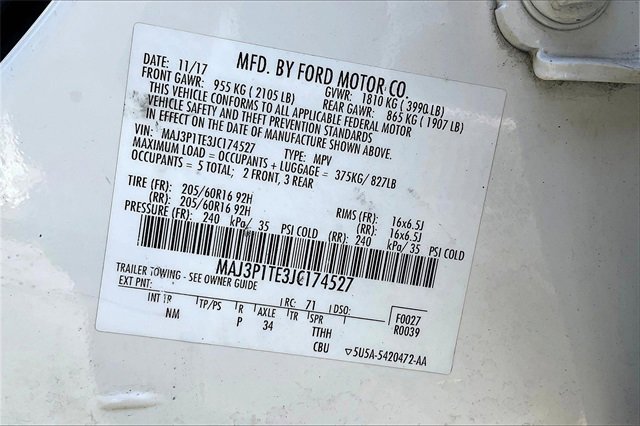 Certified 2018 Ford EcoSport SE image 35