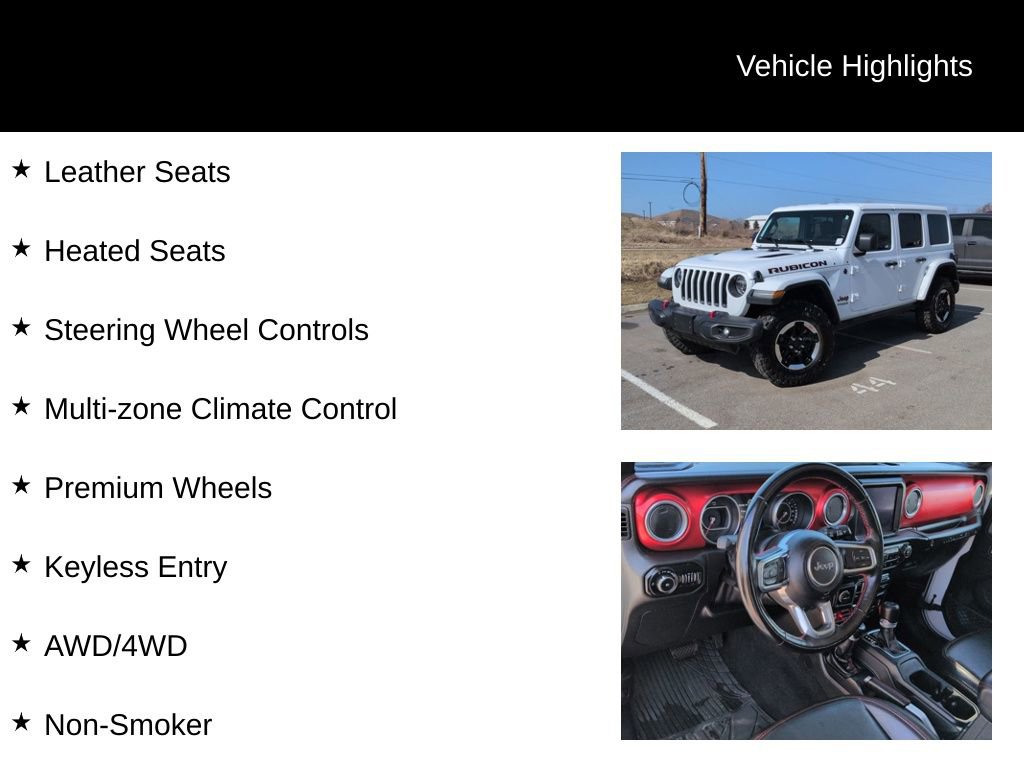 Used 2021 Jeep Wrangler Unlimited Rubicon w/ Uconnect 4C Nav & Sound Group image 26