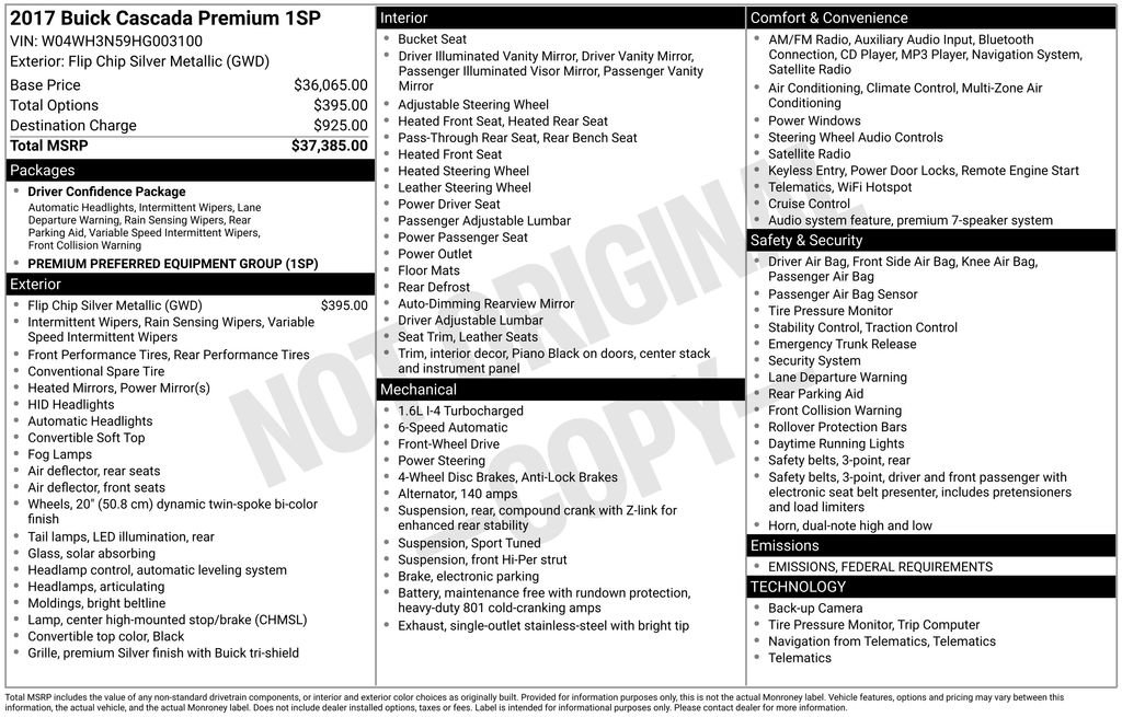 Used 2017 Buick Cascada Premium image 5