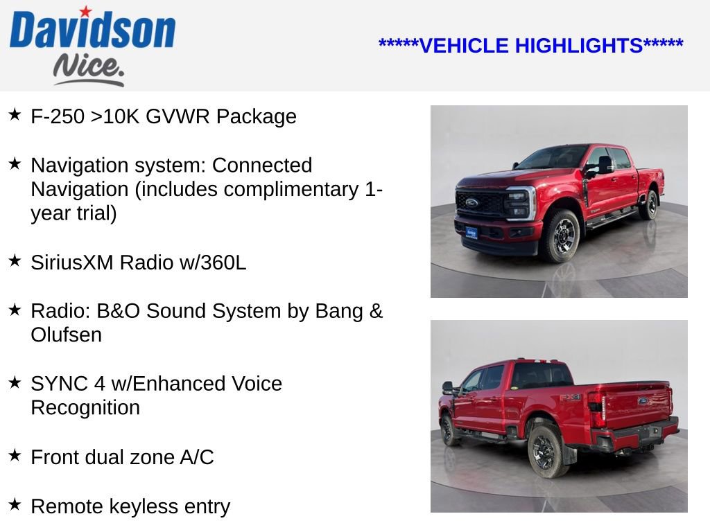 Certified 2024 Ford F250 Lariat w/ Lariat Ultimate Package image 4