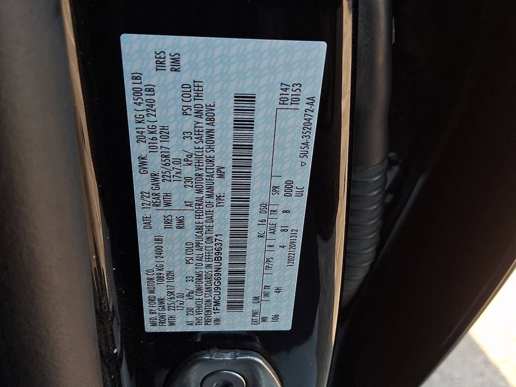 Certified 2022 Ford Escape SE w/ Convenience Package image 26