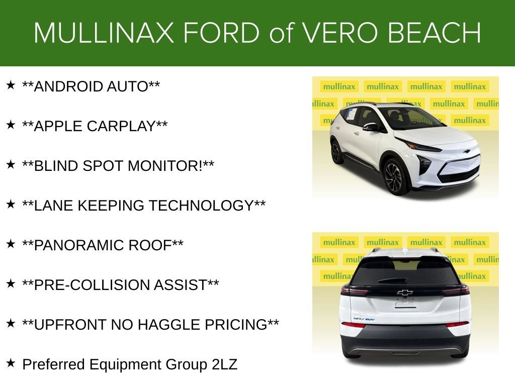 Used 2023 Chevrolet Bolt EUV Premier w/ Sun & Sound Package FWD image 11