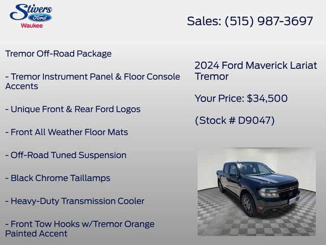 Certified 2024 Ford Maverick Tremor w/ Tremor Off-Road Package AWD/4WD image 16