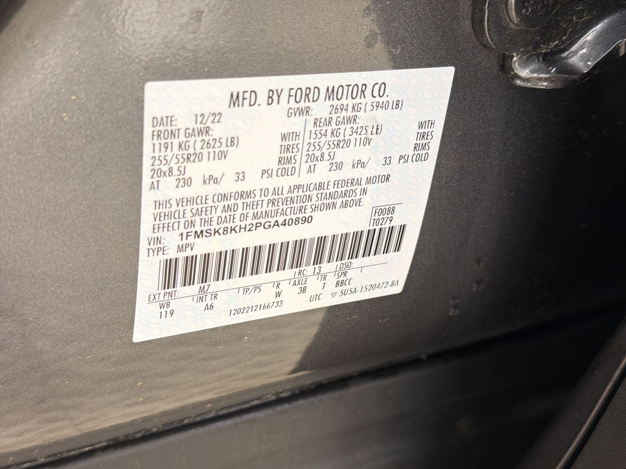 Certified 2023 Ford Explorer ST-Line AWD/4WD image 19