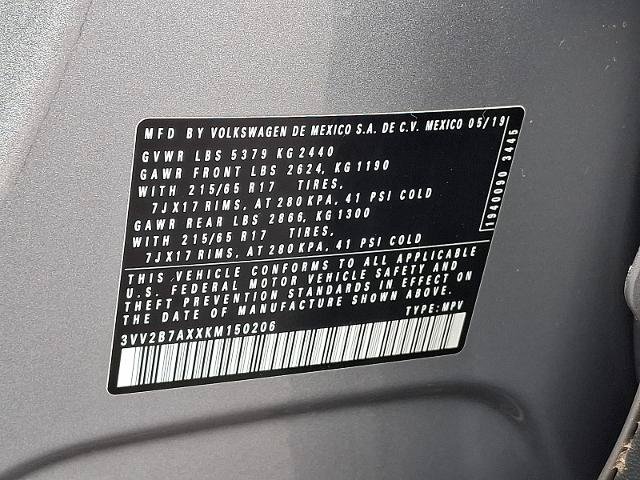 Used 2019 Volkswagen Tiguan SE AWD/4WD image 29